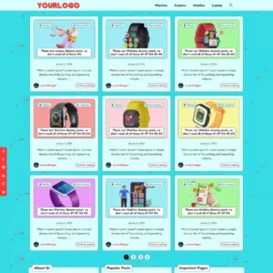 Groovy Blog Website Template