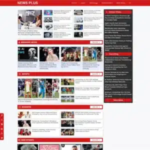 News Plus Website Template